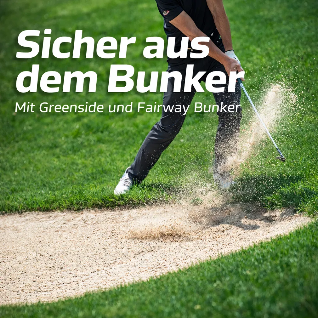 Sicher aus dem Bunker – mit Greenside- und Fairway-Bunker