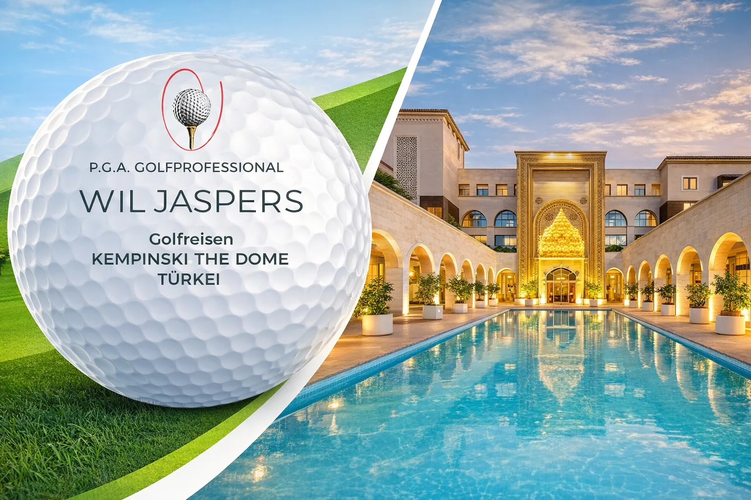 Wil Jaspers – Golfreisen Kempinski The Dome, Türkei