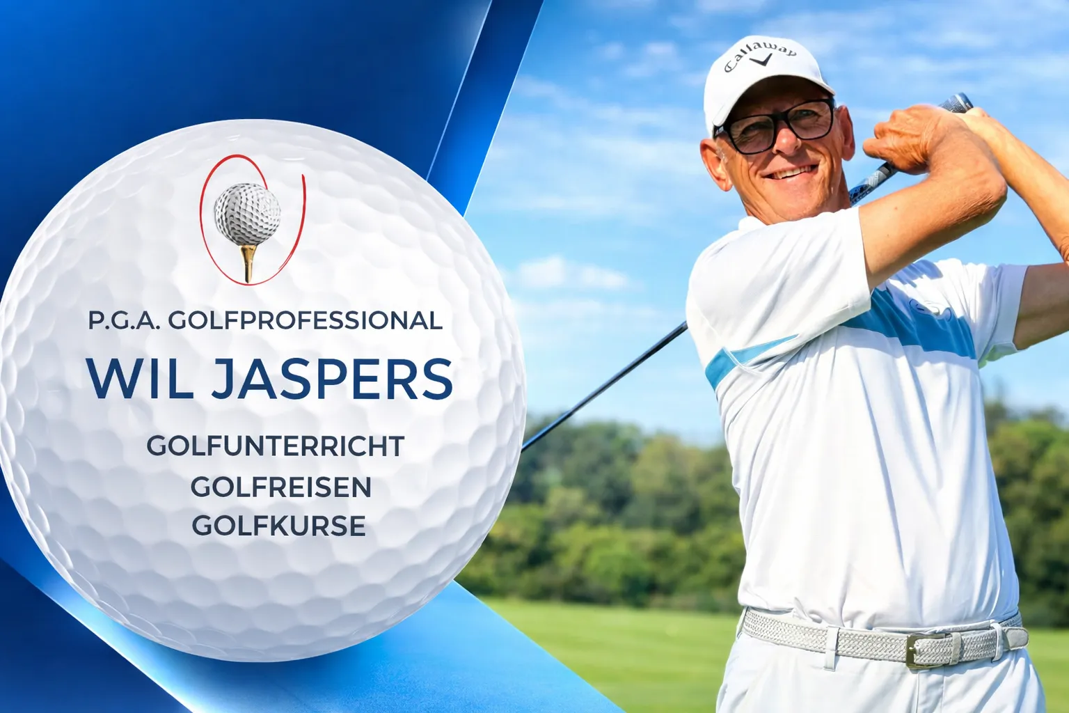 P.G.A. Golfprofessional Wil Jaspers – Golfunterricht, Golfreisen, Golfkurse